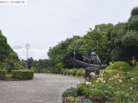 プチャーチン　友好の像　広見公園(静岡県富士市伝法)