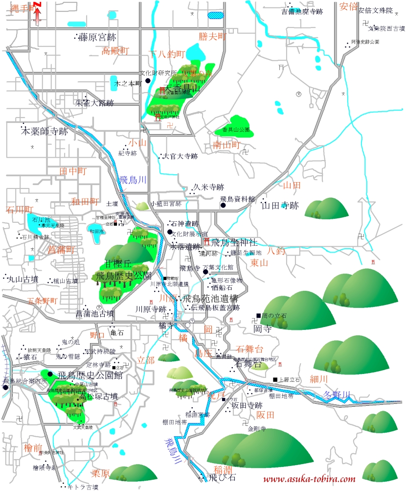 飛鳥地図