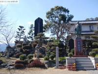 平田靭負　立像　大巻薩摩工事役館跡(岐阜県養老郡養老町大巻) 