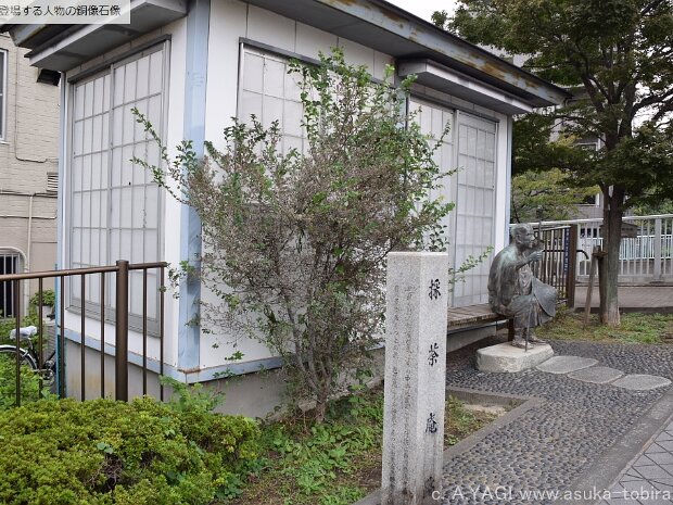 松尾芭蕉(採茶庵（さいとあん）跡 東京都江東区深川１丁目)