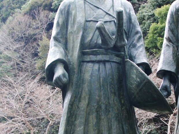 天野清三郎 萩往還維新の群像（山口県萩市大字椿悴ヶ坂）
