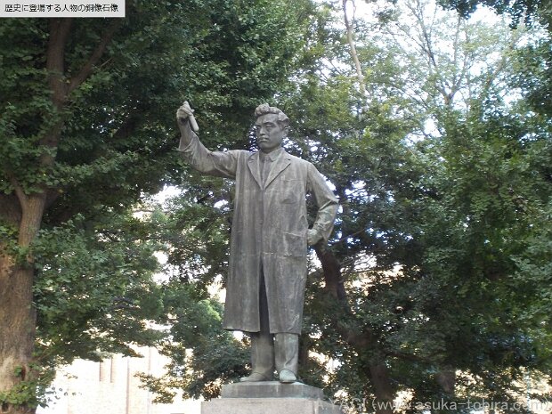 野口英世 上野恩賜公園(東京都台東区上野)