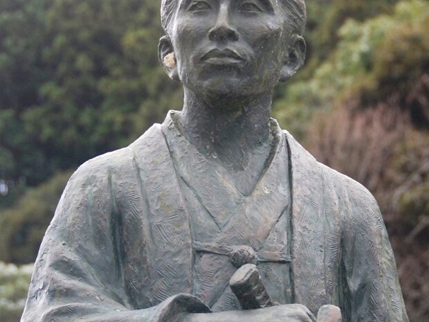 山県有朋 萩往還維新の群像（山口県萩市大字椿悴ヶ坂）