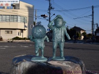 隠岐へ向かう鬼太郎親子と水木しげる先生