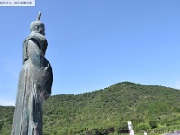 額田王　雪野山大橋西欄干(滋賀県蒲生郡竜王町川守)